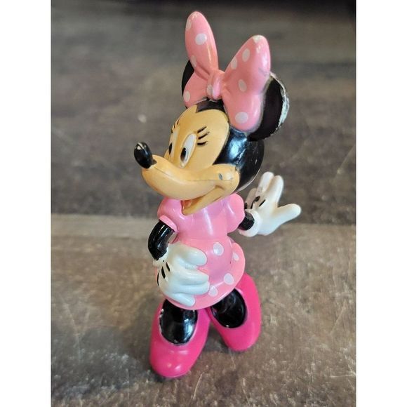 Minnie Mouse pink heels happy Disney Pixar toy figure - Picture 1 of 4